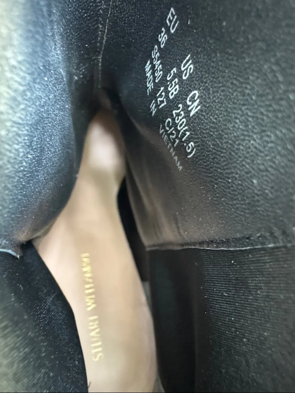 Stuart Weitzman Sue Suede Ankle Boots Black Size 5.5 - Picture 9 of 12